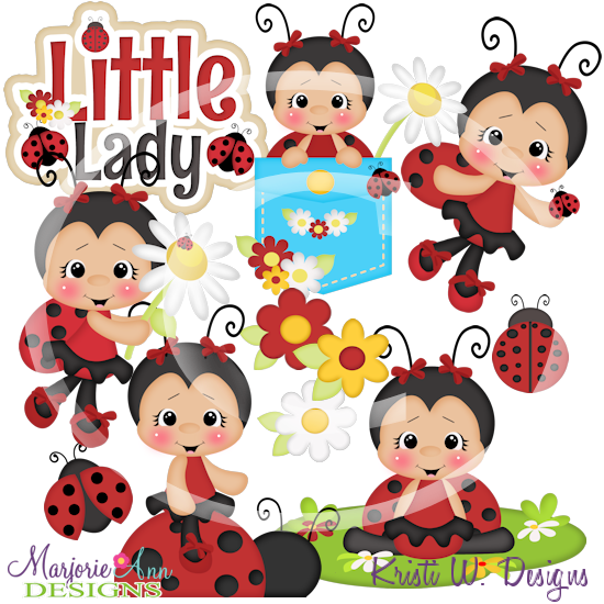 Little Ladies SVG Cutting Files/Paper Piecing +Clipart - Click Image to Close